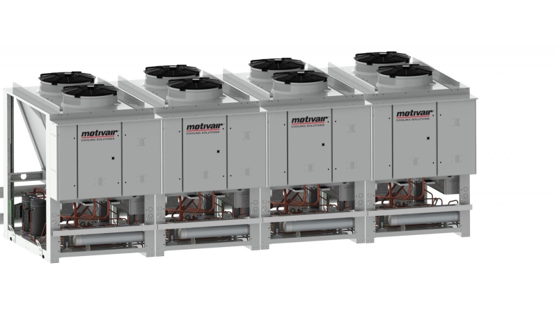 Modular Low Ambient Air Source Heat Pump Motivair Cooling